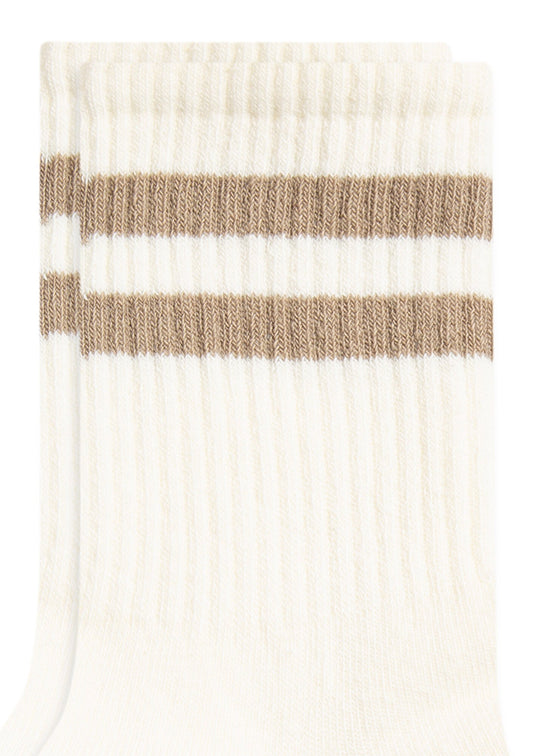 White Socket Socks