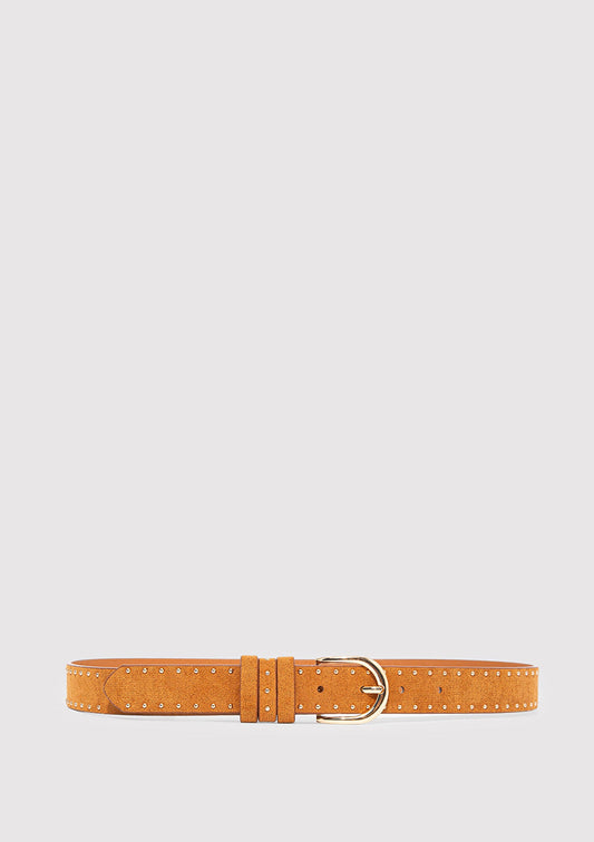 Brown Faux Leather Belt