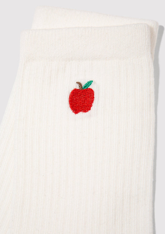 White Socket Socks