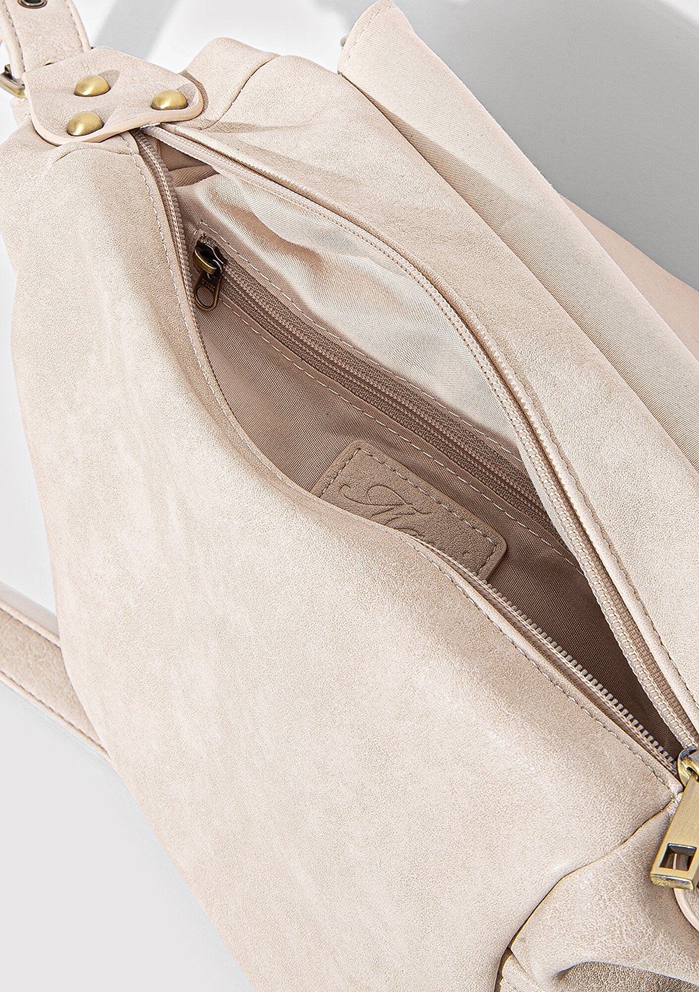 Beige Shoulder Bag