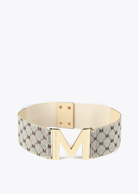 32407002-Reversible elastic belt-Beige