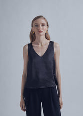 32460032-Strappy top-Black