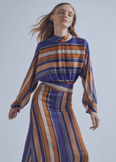 32465025-Two-way striped dress-Multi