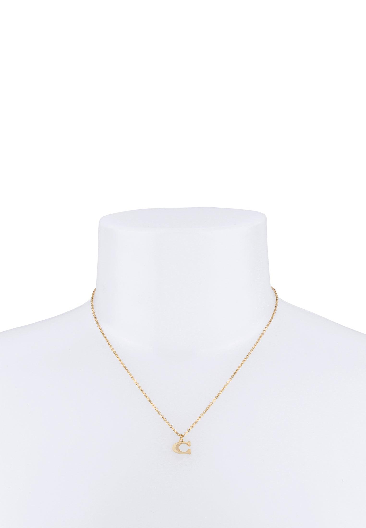 Signature C Starter Necklace-335949GLD-Shiny Gold