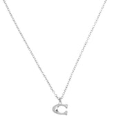 37335949RHO-Signature Starter Necklace-Rhodium