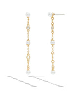 437812gld-pearl linear earrings-pearl