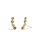Signature Gem Crawler Earrings-448332GLD-Multi/Gold