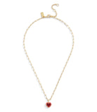 Enamel Heart Boxed Jewelry Set-37460451Gld-Red