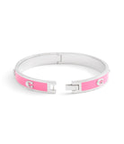37479243RHO-Signature C Enamel Bangle Bracelet-Pink