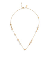 37491621GLD-Signature Star & Heart Station Necklace-Crystal