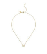 37493112GLD-Signature C Stone Pendant Necklace-Crystal