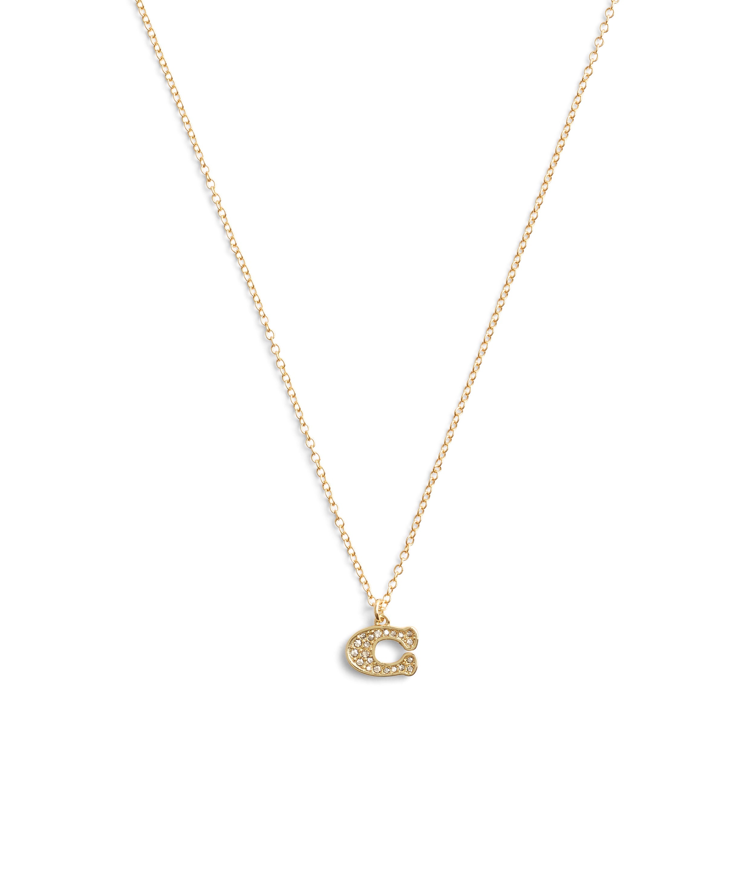 37493517GLD-Signature Pavé C Jewelry Set-Gold