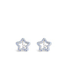 37493614RHO-Signature Pavé Star Stud Earrings-Light Blue