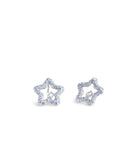 37493614RHO-Signature Pavé Star Stud Earrings-Light Blue