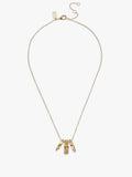Signature Openwork Pendant Necklace-422694GLD-Gold
