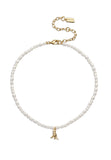 Pearl Choker-426161GLD-Pearl/Gold