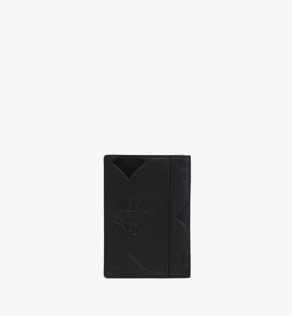 MXADATA04BK001-Aren Bifold Card Wallet in Maxi Monogram Leather|BLACK