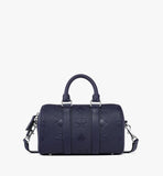 MMBFSTA01VC001-Aren Boston Bag in Maxi Monogram Leather|NAVY BLAZER