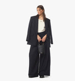 MWTEATA01BK001-Aren Bucket Tote in Visetos|BLACK