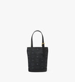 MWTEATA01BK001-Aren Bucket Tote in Visetos|BLACK