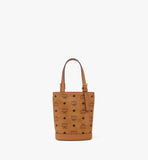 MWTEATA01CO001-Aren Bucket Tote in Visetos|COGNAC