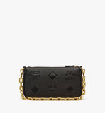 MYZFSTA01BK001-Aren Chain Crossbody in Maxi Monogram Leather|BLACK