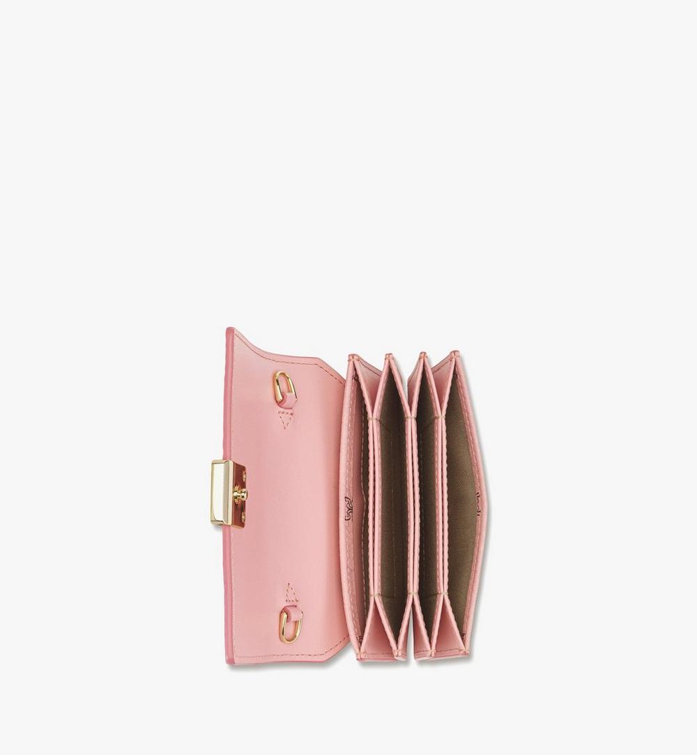 MYLFATA03PZ001-Aren Chain Wallet in Visetos|SOFT PINK