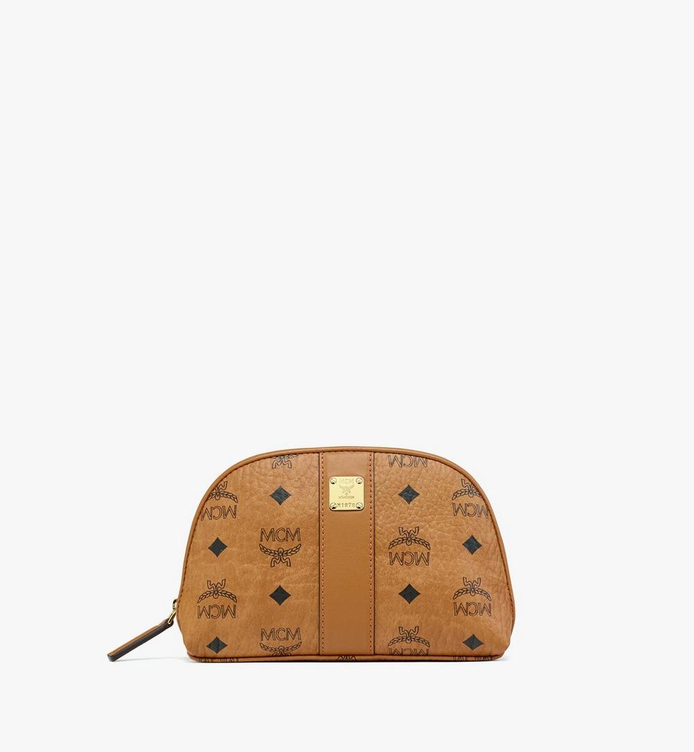 MYZDSTA09CO001-Aren Cosmetic Pouch in Visetos|COGNAC