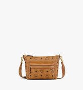 MMRFSTA05CO001-Aren Crossbody in Visetos|COGNAC