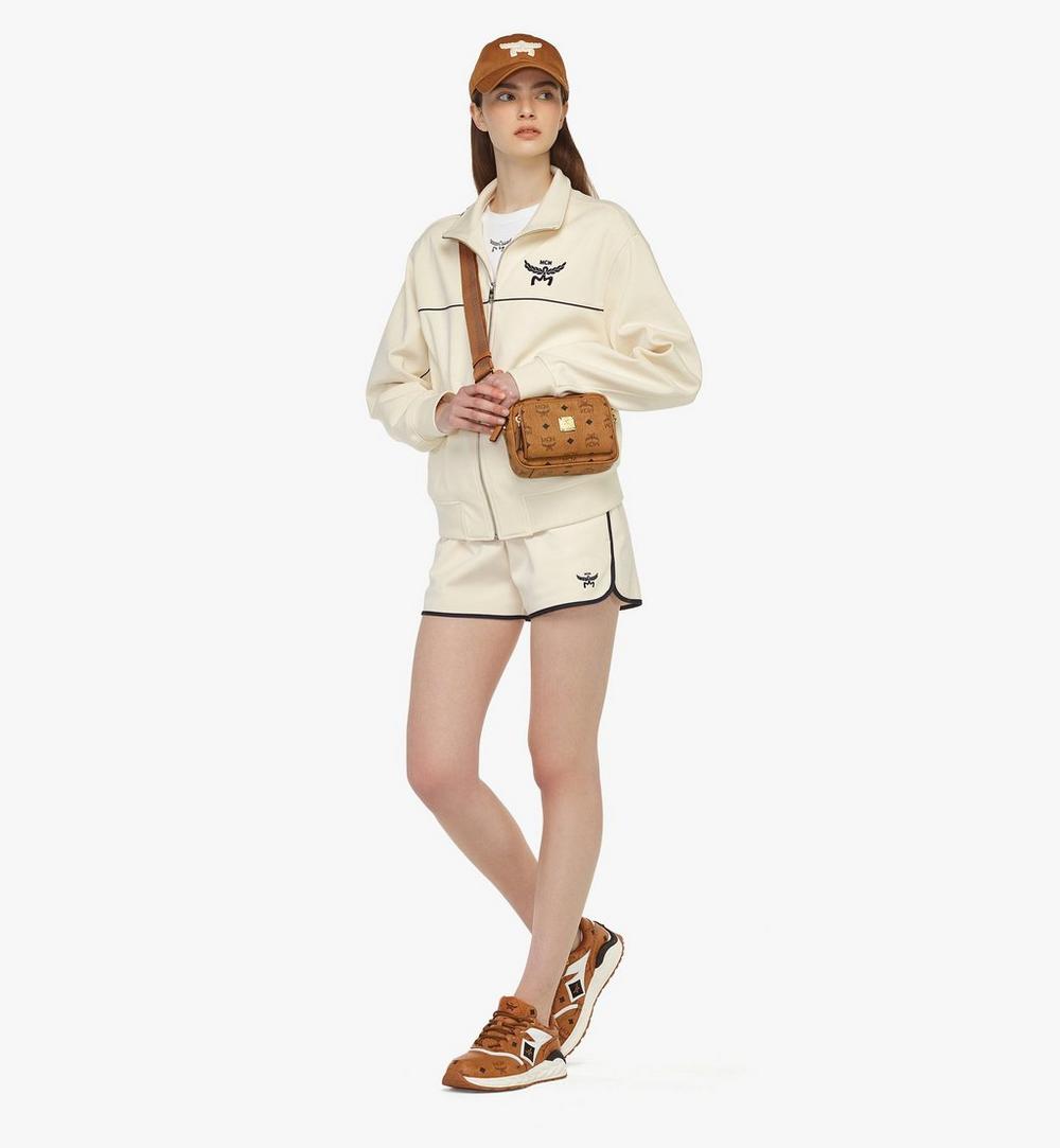 MMRAAKC03CO001-Aren Crossbody in Visetos|COGNAC