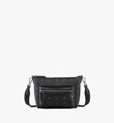 MMRFSTA05BK001-Aren Crossbody in Visetos|BLACK