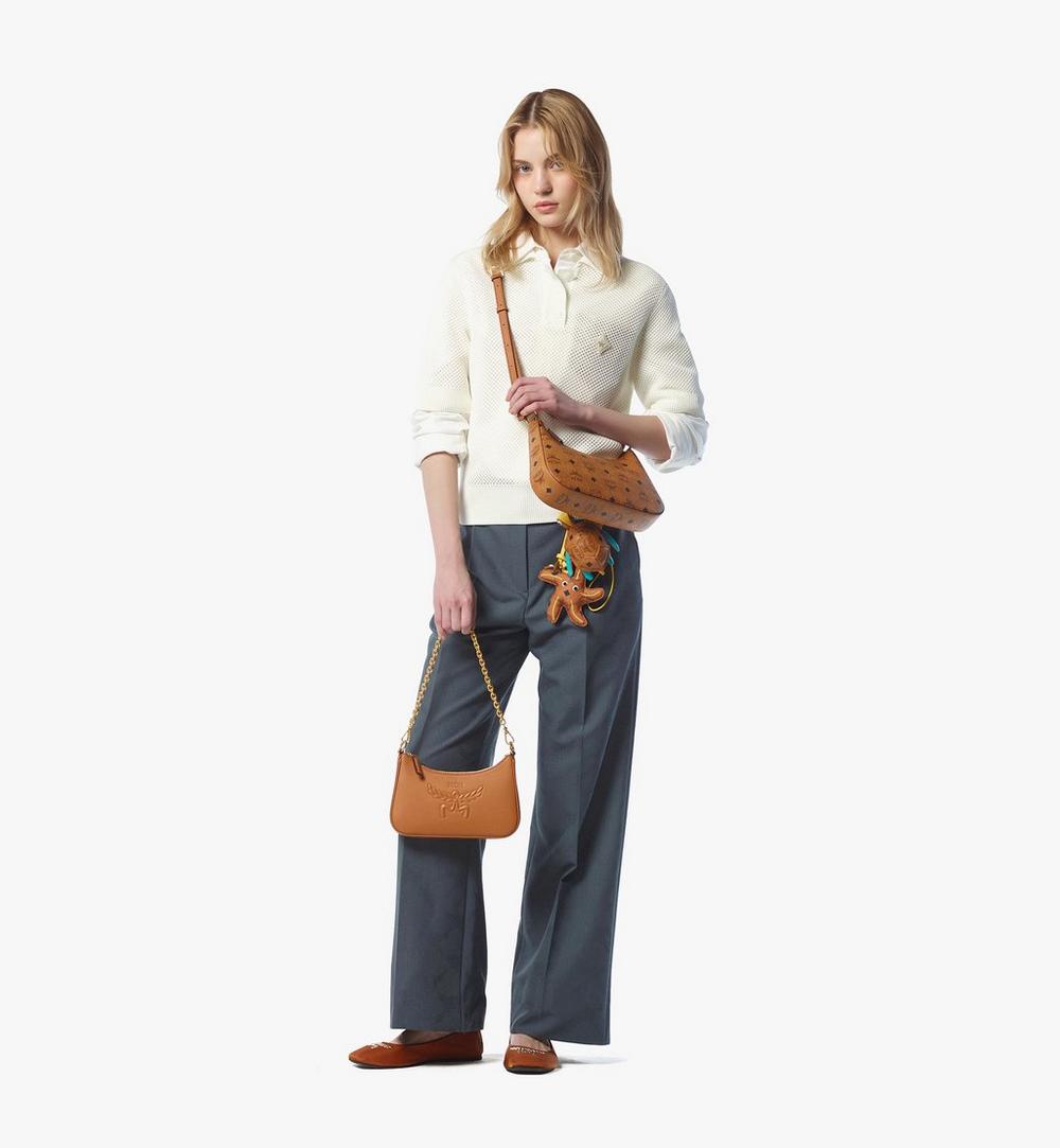 MWHFSTA03CO001-Aren Duo Hobo in Visetos|COGNAC