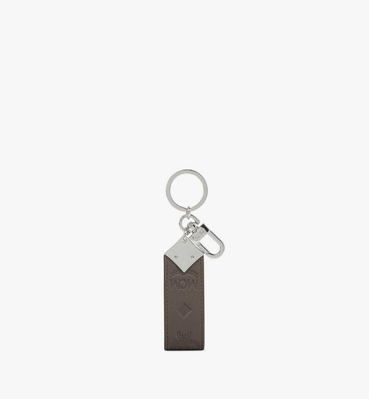 MXZFSTA08FF001-Aren Key Holder in Monogram Leather|MOREL GREY