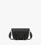 MMMEATA02BK001-Aren Messenger Bag in Visetos|BLACK