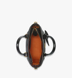 MWPFSTA01BK001-Aren Shopper in Sequin Lamb Leather|BLACK