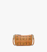 MWSFSTA02CO001-Aren Shoulder Bag in Visetos|COGNAC