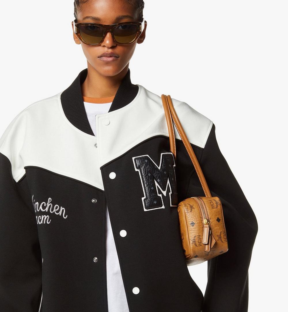 MWSGSTA02CO001-Aren Shoulder Bag in Visetos|COGNAC VINTAGE