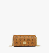 MWREATA01CO001-Aren Shoulder Bag in Visetos|COGNAC