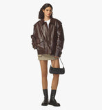 MWSESTA03BK001-Aren Shoulder Bag in Visetos|BLACK