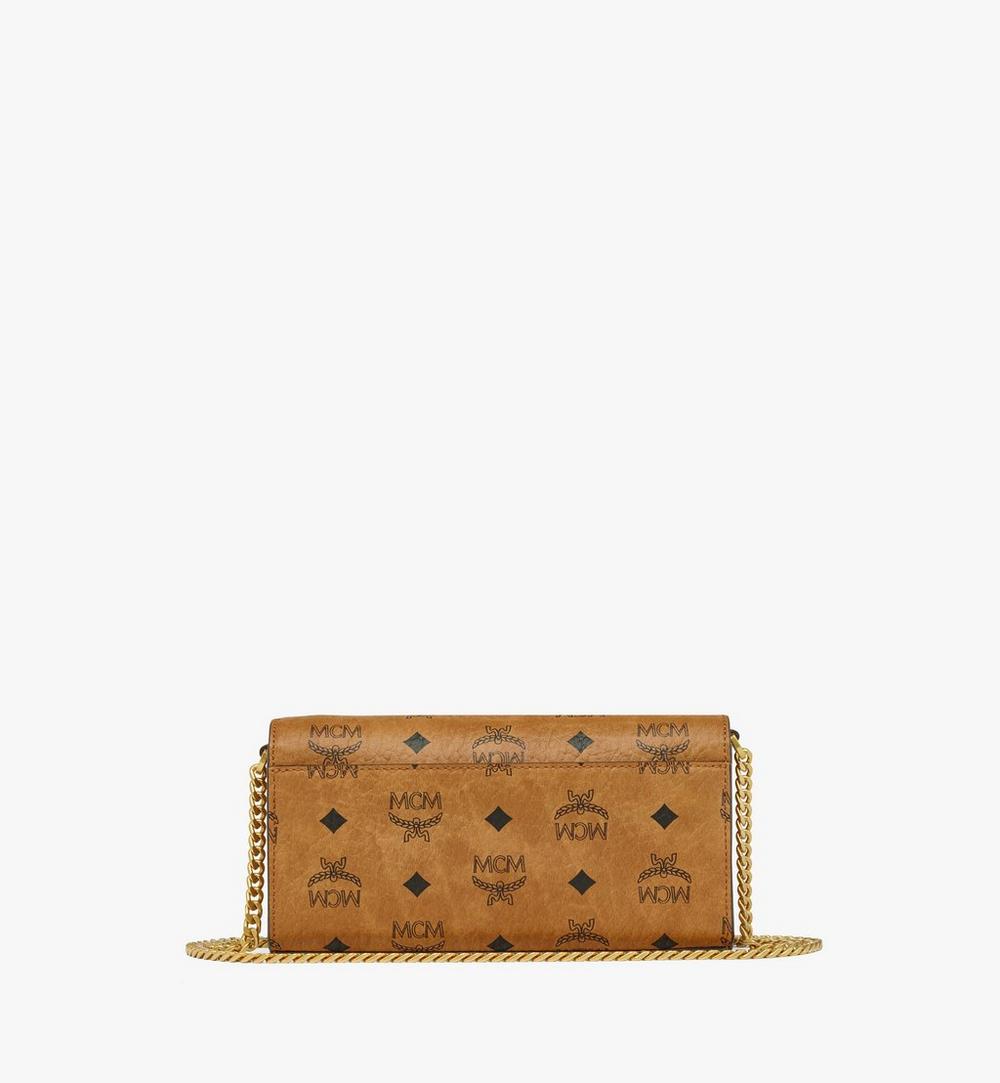 MWREATA01CO001-Aren Shoulder Bag in Visetos|COGNAC