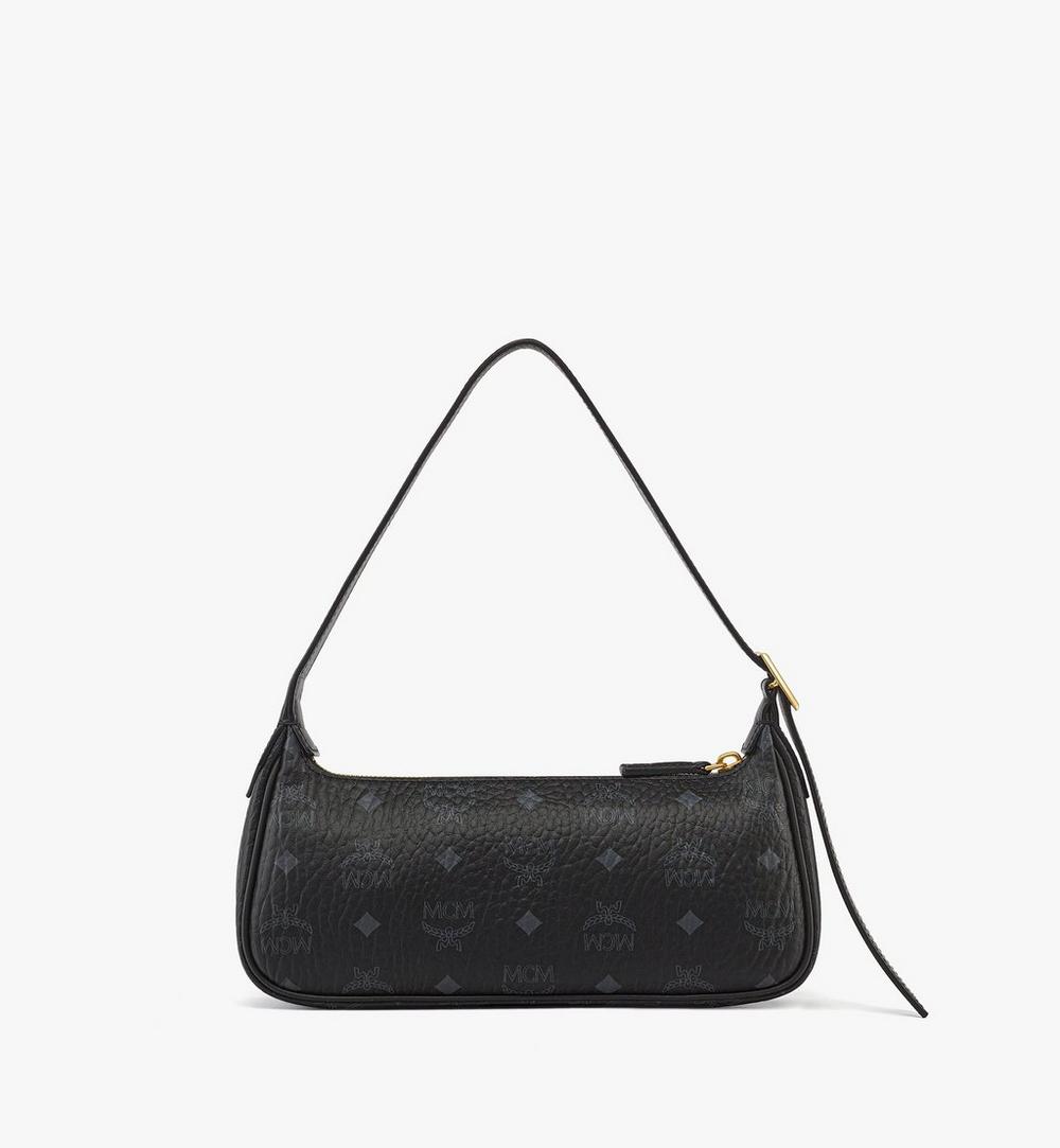 MWSESTA03BK001-Aren Shoulder Bag in Visetos|BLACK