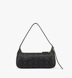 MWSESTA03BK001-Aren Shoulder Bag in Visetos|BLACK