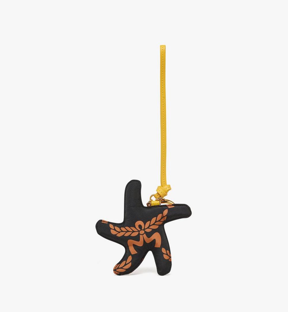 MXZFSTA05CO001-Aren Starfish Charm in Monogram Nylon|COGNAC