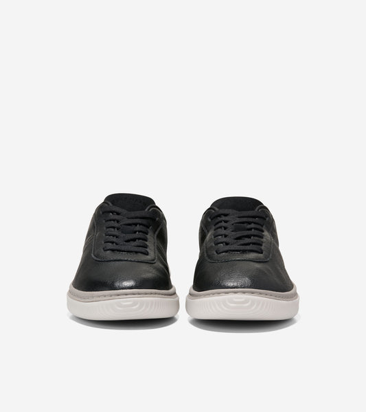 W38414:BLACK LEATHER / IVORY