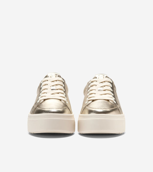 W31801:SOFT GOLD METALLIC/IVORY