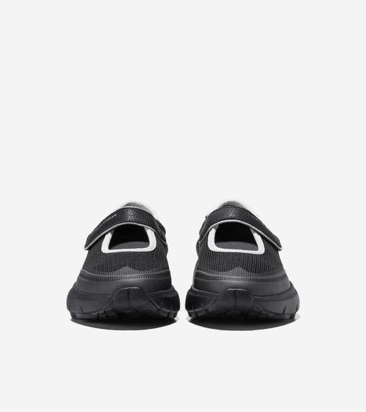W37605:BLACK MESH / BLACK/WHITE LEATHER