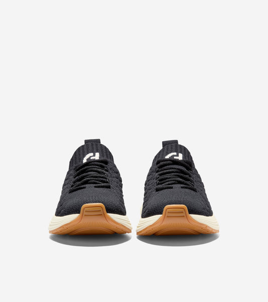 W34836:BLACK KNIT/IVORY