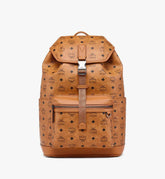 MMKFSBG01CO001-Brandenburg Backpack in Visetos|COGNAC