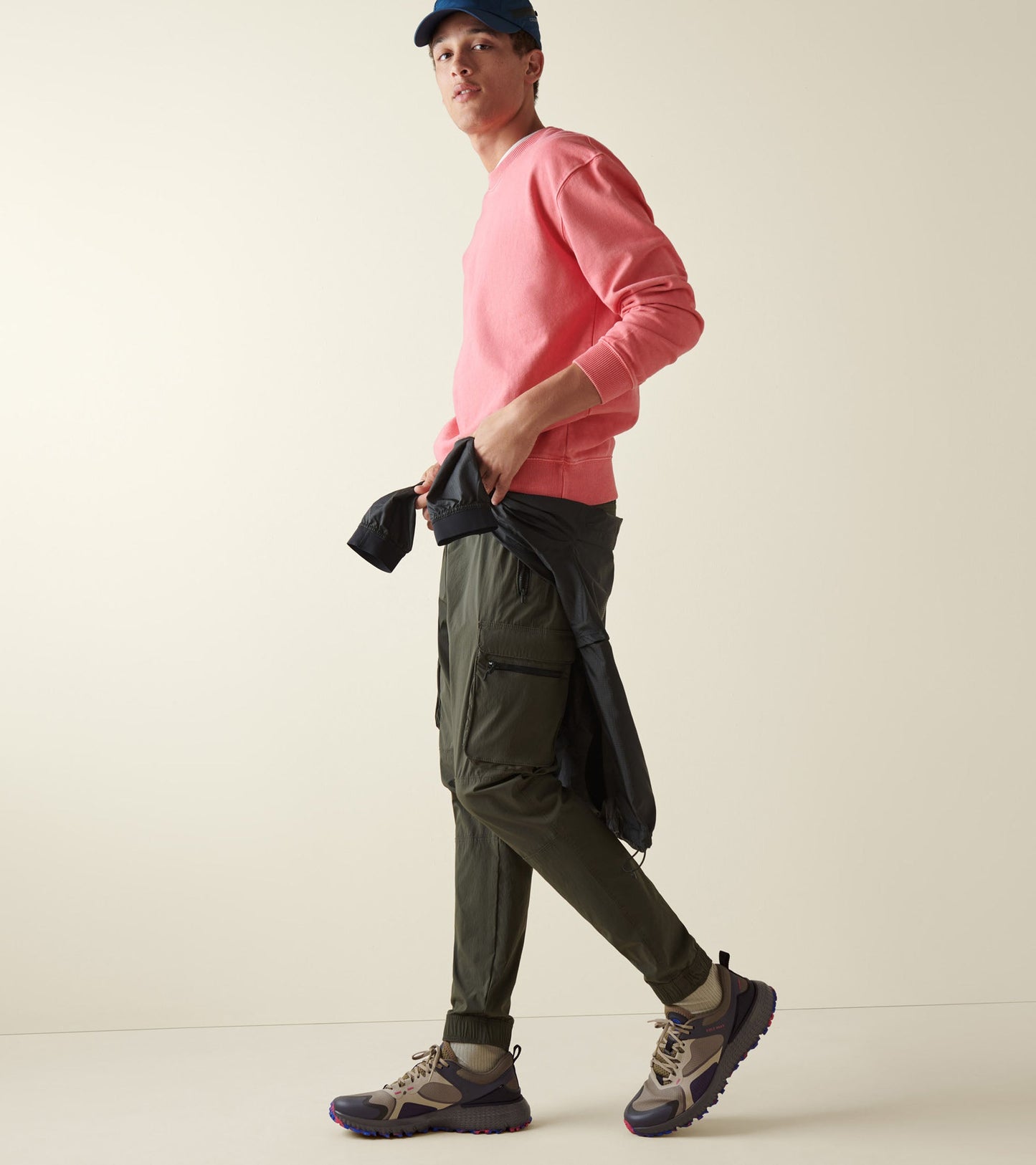 C36361-Men's ZERØGRAND Overtake All-Terrain Running Shoe II-Brown