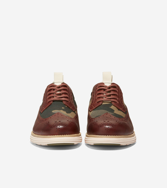 c36520-Men's ØriginalGrand Longwing Neoprene Oxford-Papaya-Camo Print